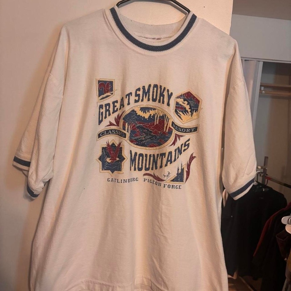Great Smoky Mountains National Park white t-shirt